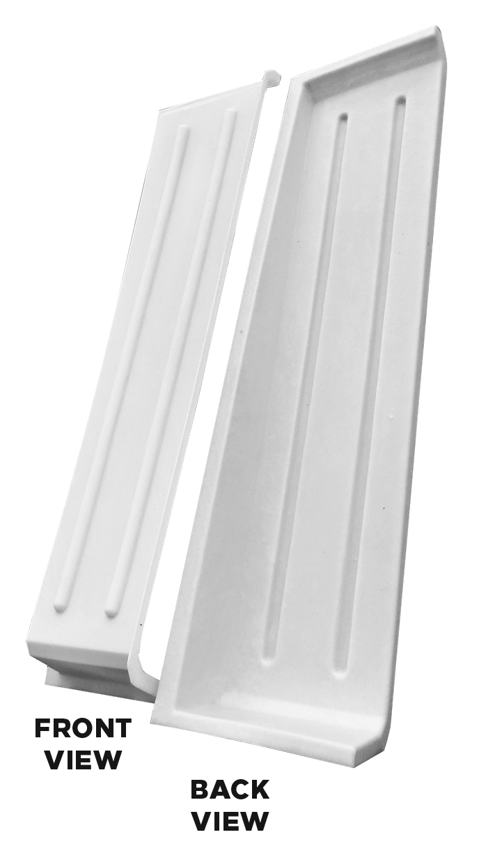 Rotomolded-Swine-Curtain-Pocket-Pair Curtain Pockets with front and back view
