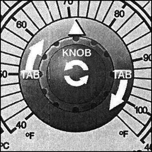 TH415_Thermostat_CalibrationKnob TH415 Thermostat Adjustable Knob