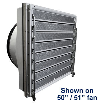 IS8_TopJet-Insulated-Shutter_on-50-inch-fan IS8 Insulated Shutter on 50" and 51" Fan