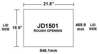 JD1501 Inlet Rough Opening