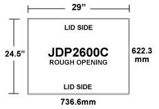 JDP2600 Poultry Inlet Rough Opening