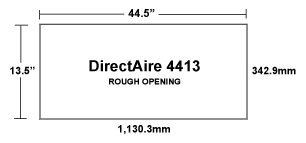 DirectAire_4413_European_Curved_Inlet_Rough_Opening DirectAire 4413 Inlet Rough Opening