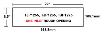 TJP1255_TJP1265_TJP1275_TopJet_Gravity_Wall_Inlet-rough-opening TJP1255 TopJet Gravity Wall Inlet Rough Opening