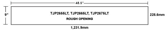 TJP2655LT TopJet Gravity Wall Inlets