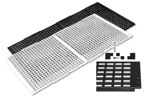 Red Rooster Overlapping Poultry Slat