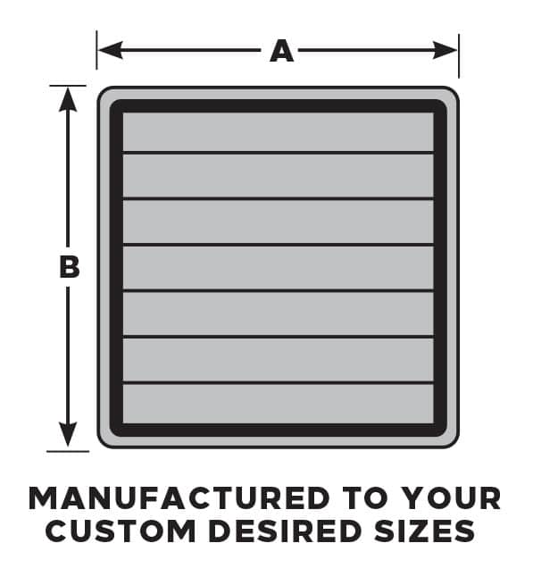 Shutter Blank Custom Sizes