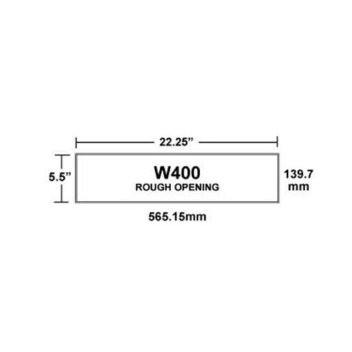 W400 Wall Air Inlet - Image 2