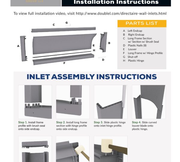 DirectAire 4408 and 4108 Inlet